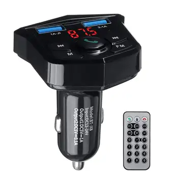 

Car Handsfree Wireless bluetooth Kit FM Transmitter LCD Car MP3 Player USB Charger FM Modulator Car Accessories