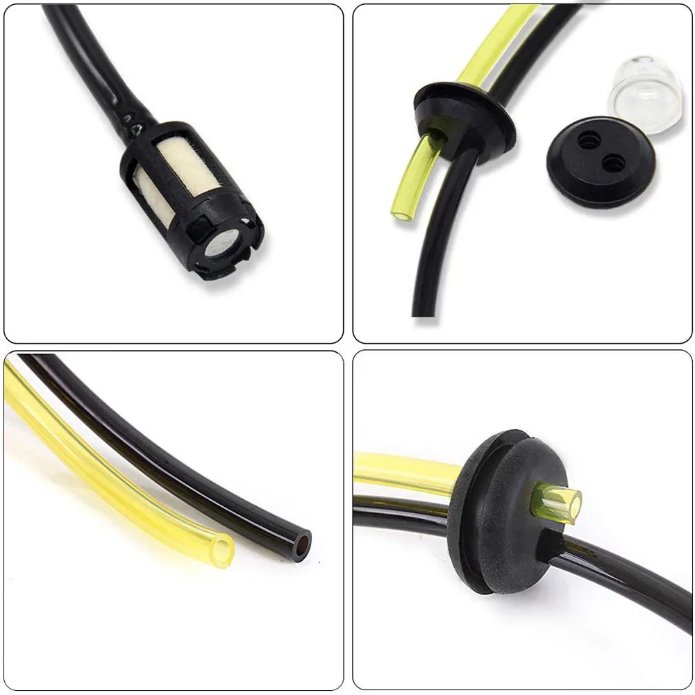 Grass Trimmer Head Grass Trimmer Line Chainsaw Replace Parts Universal Fuel Hose Petrol Pipe Line Tube for Brush Cutter Hedge Trimmer Motor Brush Cutter Mower Garden Tool