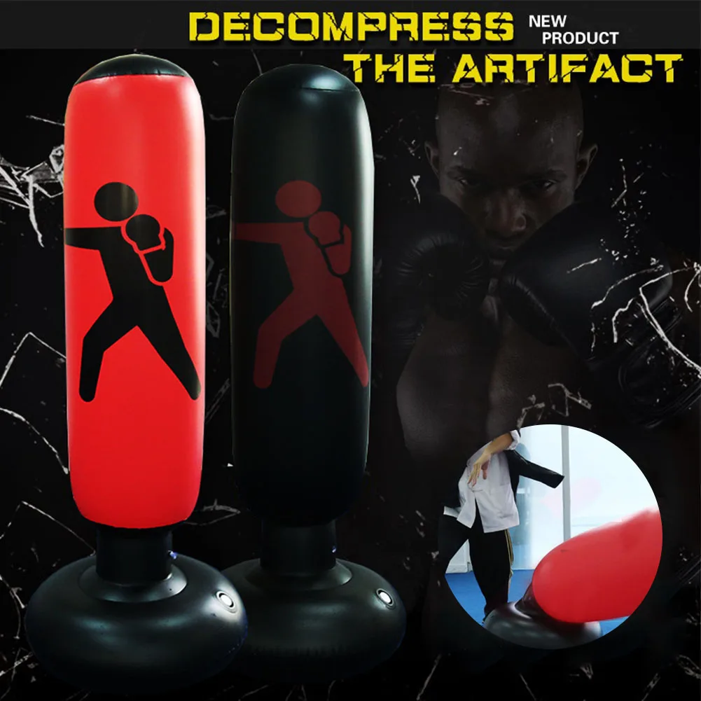 Бесплатная стоящая пробивная детская взрослая песочница ПВХ боксерская сумка