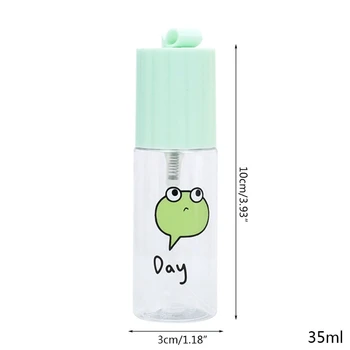 

10Pcs 35ml Empty Spray Bottle Cartoon Refillable Fine Mist Perfume Container GXMC