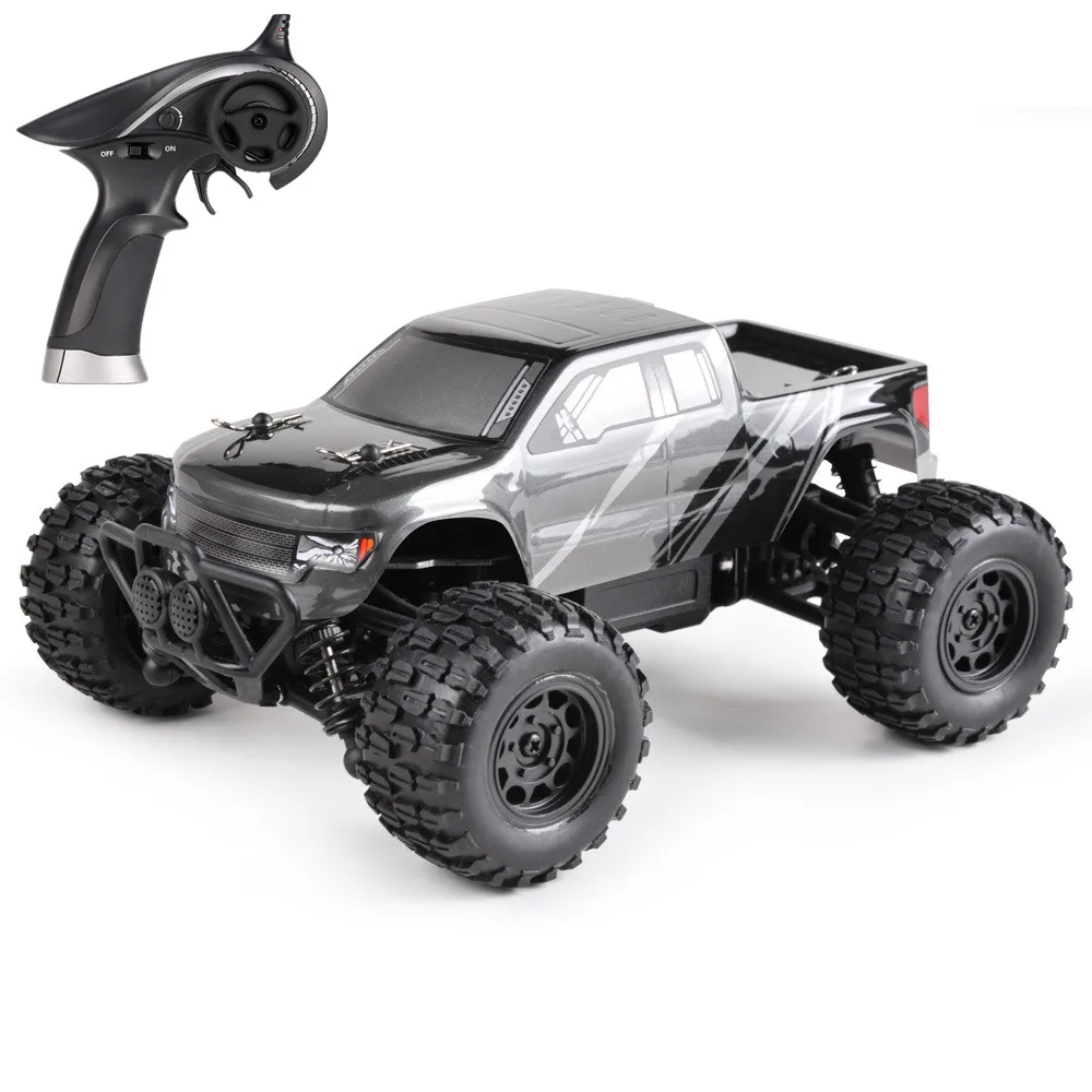 HBX-2138 Радиоуправляемый автомобиль внедорожный автомобиль 4WD большой ножной высокоскоростной пульт дистанционного управления электрический гоночный альпинистский Автомобиль 2,4 г 1:24 30 км/ч радиоуправляемая Игрушечная машина - Цвет: Черный