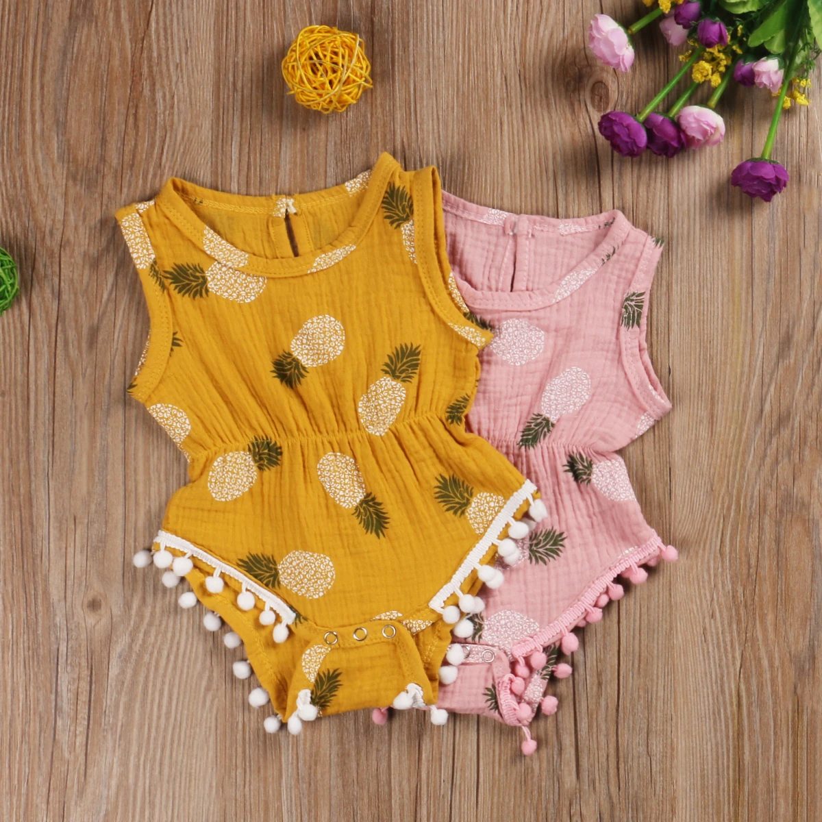 pineapple baby grow
