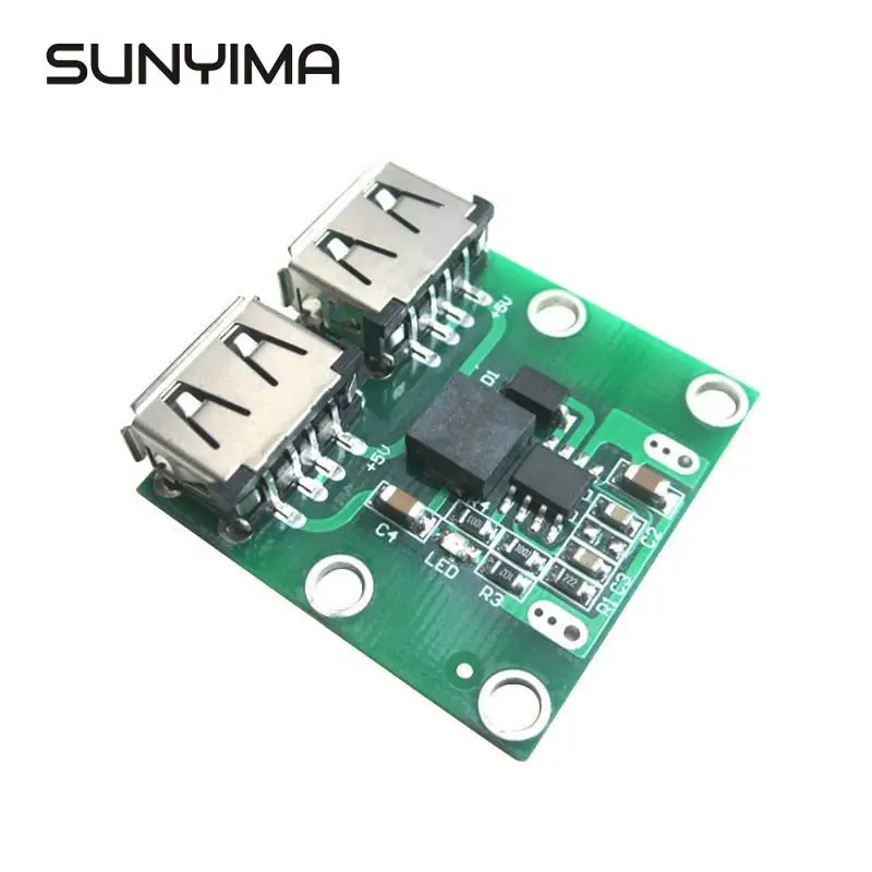 Зарядное устройство SUNYIMA 18650 2 шт. Двойной выход USB 9 в 12 В 24 до 5 3 А зарядное для