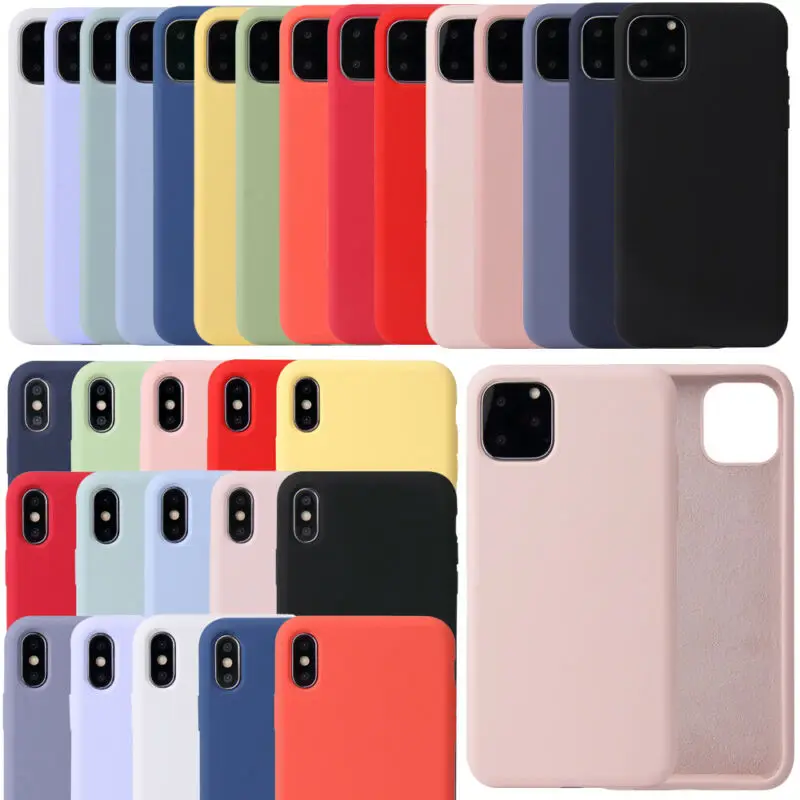 Чехол для Apple iPhone 11 Pro Max XS XR X 8 7 6 6s Plus силиконовый тонкий Чехол|Бамперы| |