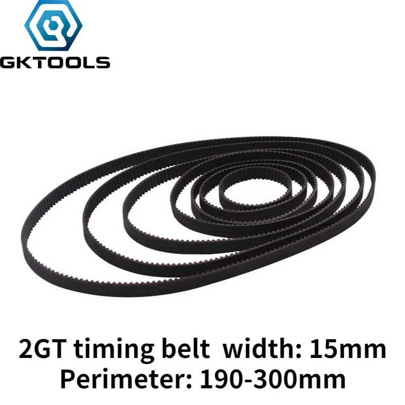 Ремень GKTOOLS C-23 для 3D-принтера GT2 резиновый замкнутый контур 2GT ширина ГРМ 15 мм