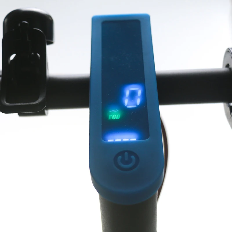 Blue Силиконовый чехол для Xiaomi Mijia M365 электрический самокат приборная панель Крышка обновление водонепроницаемый чехол Защита цепи M365 чехлы - Цвет: Blue