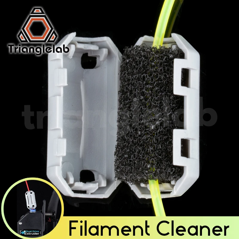 C Trianglelab Filament Cleaning Antistatic Blocking Foam Waste Debris For Hotend V6 Nozzle CR10 Ender3 Anet A6 A8 Prusa