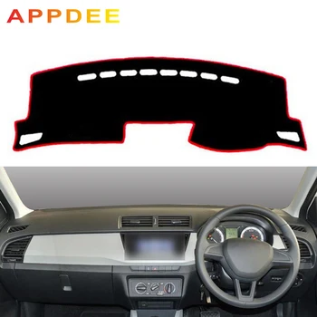 

APPDEE Car Auto Inner Dashboard Cover Dash Mat Cape Pad Carpet Dash Dashmat 2 Layers For Skoda Fabia 2015 2016 2017 2018 2019
