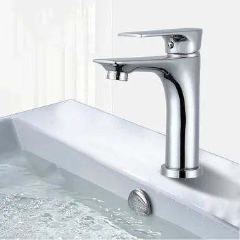 

Stylish elegant Bathroom Basin Faucet Brass Vessel Sink Water Tap Mixer Chrome Finish