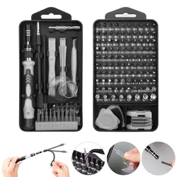 Kit de réparation d'ordinateur 138 en 1, Kit de tournevis magnétique pour ordinateur portable, jeu de tournevis de précision, petit jeu de tournevis à percussion avec étui 