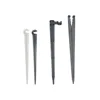 Garden Hose Holder 4/7 3/5 Bracket 1/8 1/4 Inch Drip Irrigation Hose "C" Shape Fixed Stems Water Pipe Adapter 20 Pcs 6
