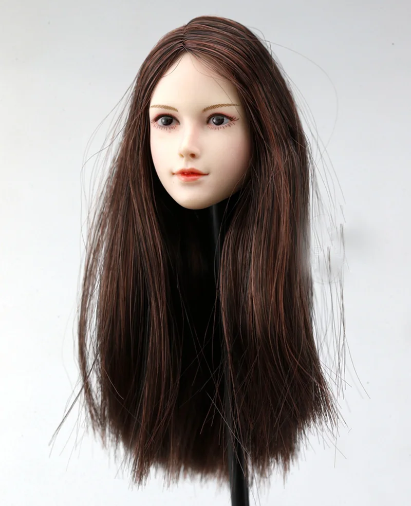 Collection 1/6 Scale Lovely Girl Head Sculpt SUPER DUCK 1:6 SDH015 White Skin Played Fit for 12in Phicen JIAOUL Doll | Игрушки и хобби