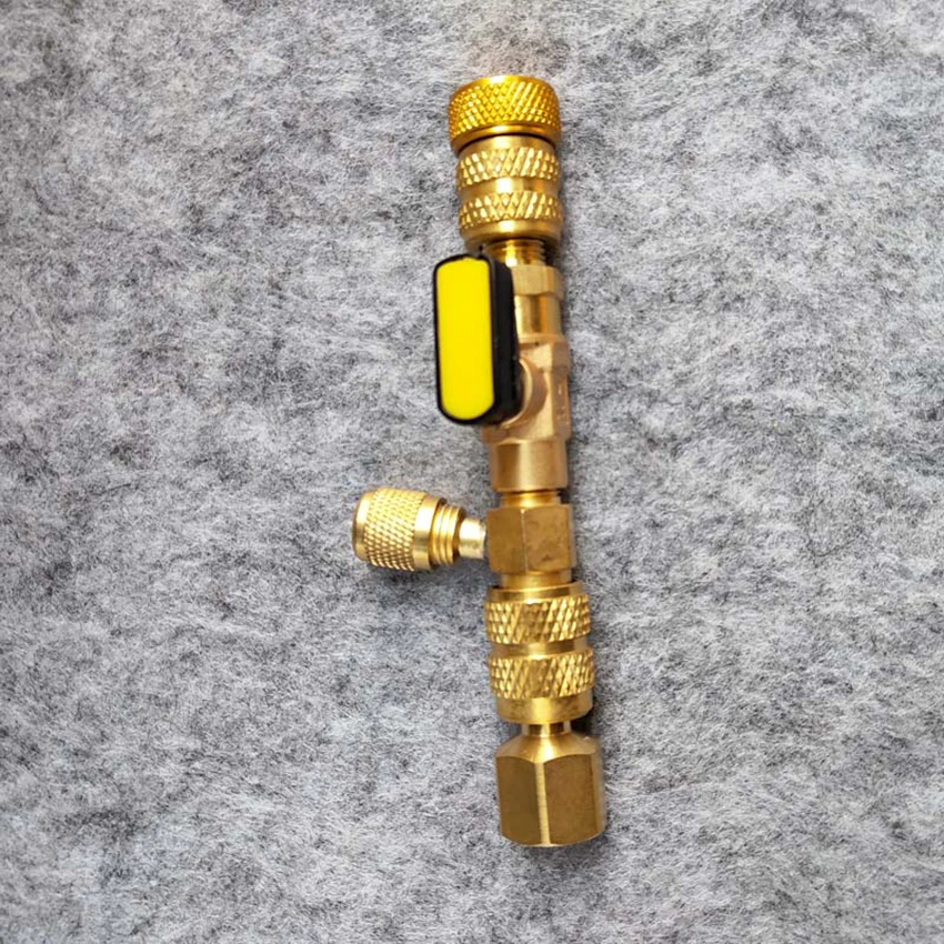 1/4" Air Conditioning Valve Spool Replacement Wrench Valve Core Remover Repair Tools R410
