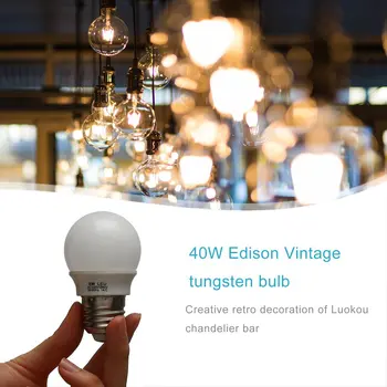

Vintage Retro Edison Bulbs Light Handmade Glass Industrial Style Tungsten Bulb Pendant Lamps Lighting