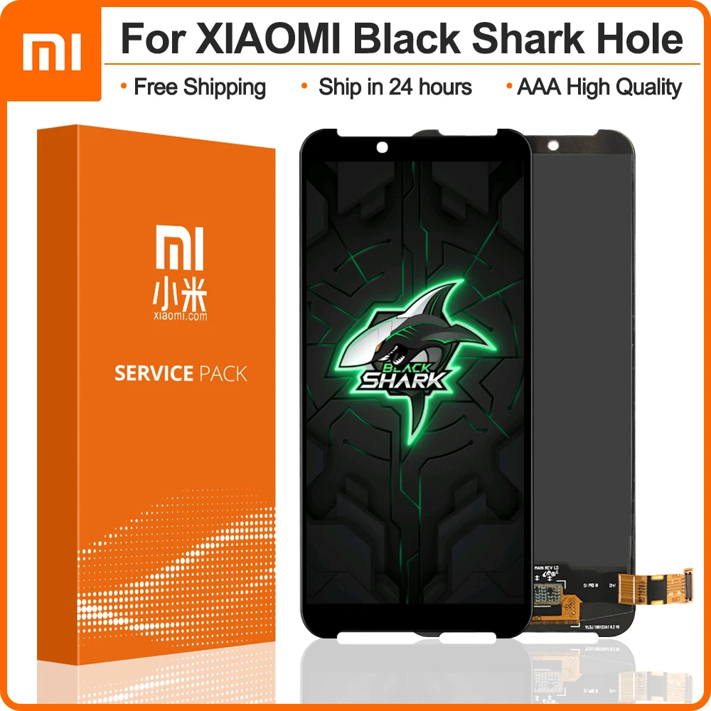 ЖК-дисплей 6 01 &quotдля XIAOMI Black Shark Helo с сенсорным экраном и дигитайзером в сборе |