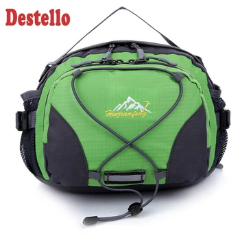 

Fashion Box Shape Waist Bag with Reflecting Strip Waterproof Fanny Packs Travel Waist Pack Men Handbag Belly Belt Bag Small Bag