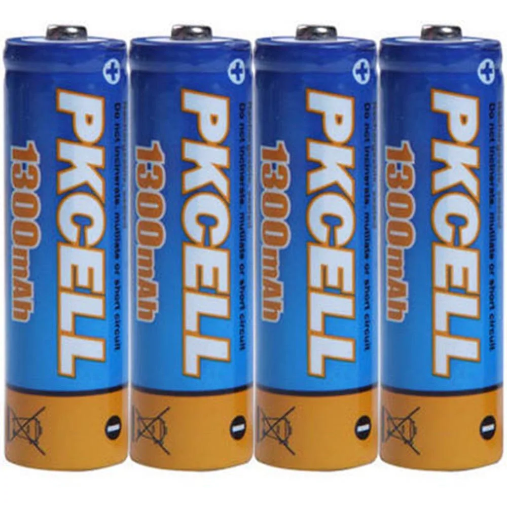 PKCELL батарейки AA 1 2 V Ni MH 2p 1300mAh 2600 2A NIMH Вольт аккумуляторные батареи + коробка|nimh 1.2|aa