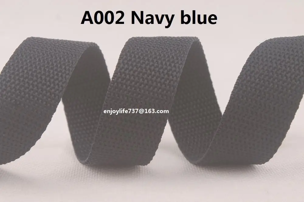 20/25/32/38/50 мм Широкие полипропиленовые лямки лента из полипропилена; цвет черный, темно-синий; темно-синий, темно-кофейный aqua черновато зеленый серый хаки ремень - Цвет: A2 Navy blue