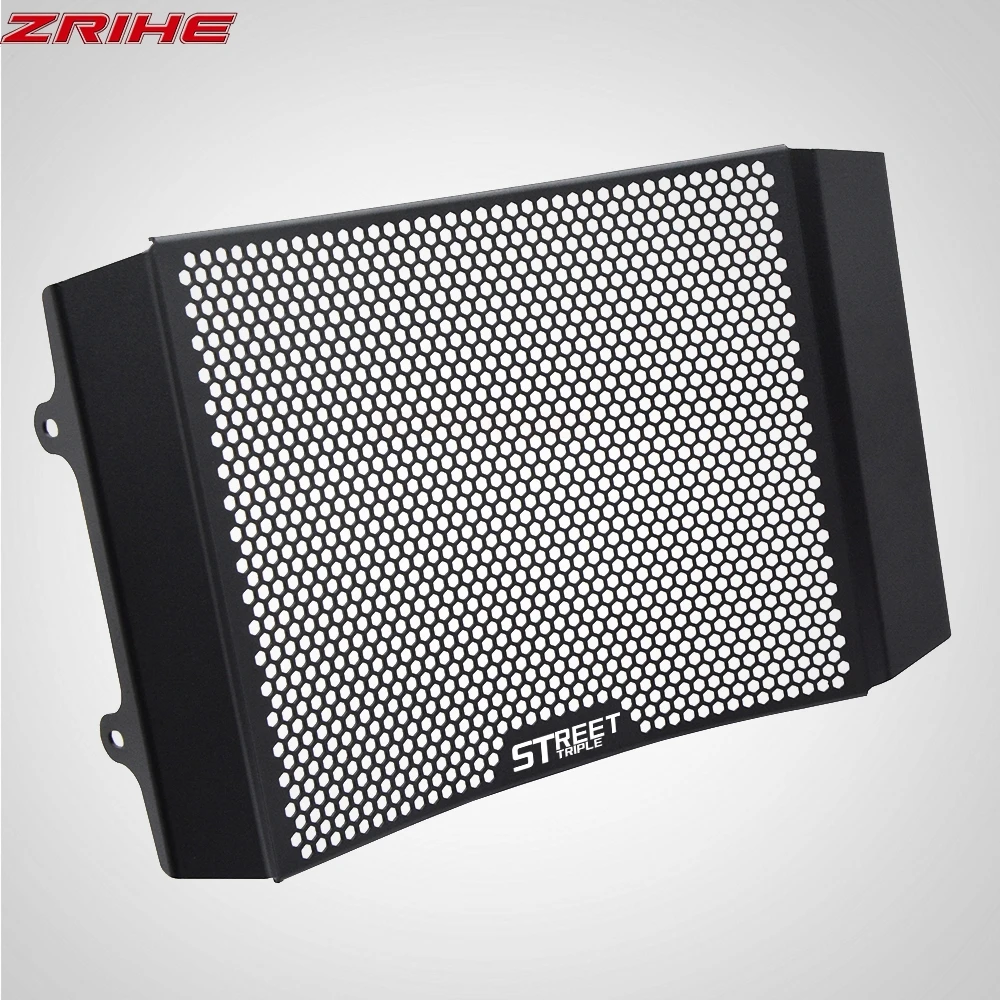 

Motorcycle Accessories Radiator Guard Grill Cover Water Tank Cooler Bezel Protector Grille For Triumph Street Triple 2007-2012