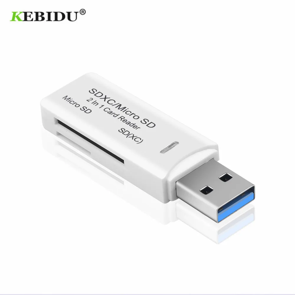 Кардридер KEBIDU USB 3,0 SD/Micro SD TF OTG Смарт-карта памяти адаптер для ноутбука USB 3,0 мульти смарт-кардридер SD кардридер