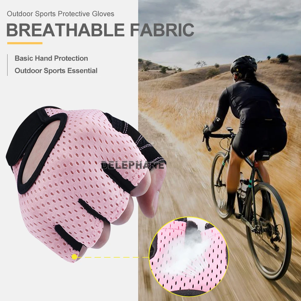Летние спортивные перчатки для спортзала Мужские дышащие сетчатые варежки с
