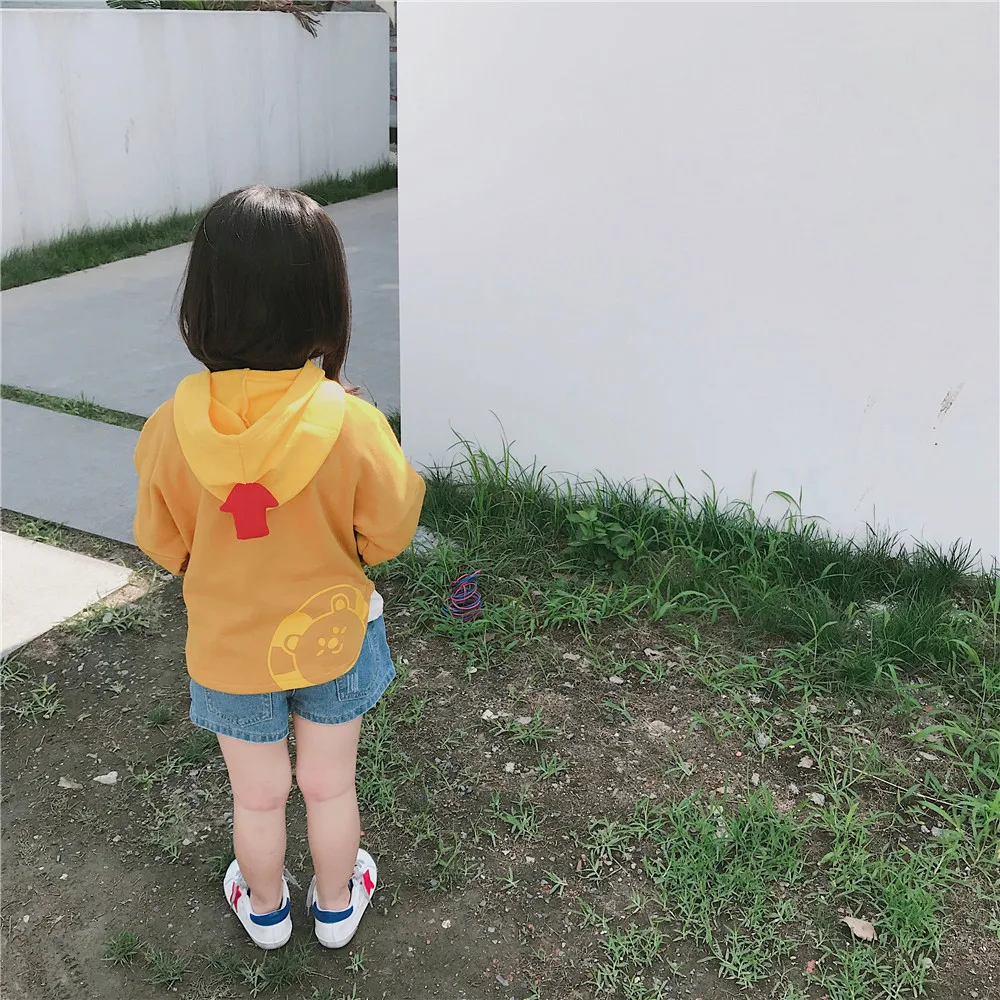 Tonytaobaby/осенне-зимняя одежда; Новая детская одежда; креативные худи для мальчиков и девочек; Детский свитер; детские толстовки с капюшоном