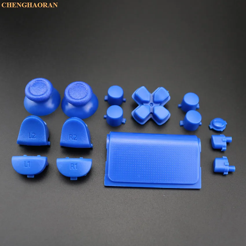 1 Набор торцевых головок 17 Цвета Thumbsticks R2 L2 R1 L1 пусковых кнопок Mod Kit для Playstation Dualshock 4 PS4 2,0 DS4 010 011 1200 контроллер