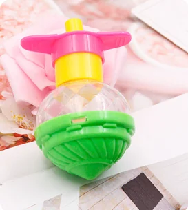 Гироскоп Peg-Top спиннинг Brinquedo Забавная детская игрушка Классический НЛО гироскоп Лазерная цветная вспышка светодиодный светильник подарок на год - Цвет: Green
