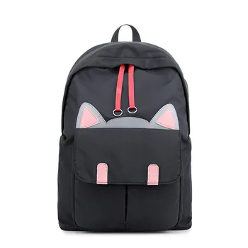 

Women Backpack 14 Inches Laptop Rucksack Waterproof Travel bags Black School Bags For Teen Girls Female Shoulder Bag Sac A Dos