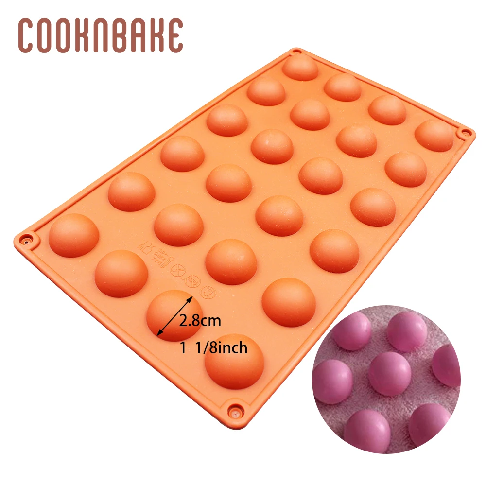 SICM-020-3 COOKNBAKE силиконовая купольная форма для торта Круглый ручной работы инструмент для мыла шоколадные конфеты форма для выпечки хлеба торта оборудование для выпечки формы для желе, пудинга - Цвет: SICM-020-3