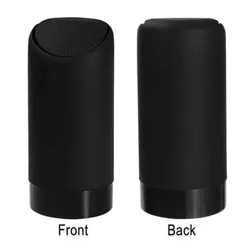 

Container Car Trash Can Rubbish Bin Holder Dust Storage 16cmx6.5cm Black