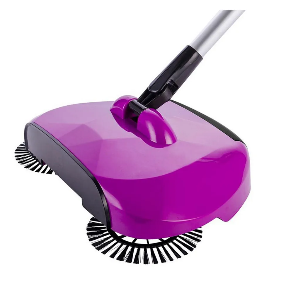 Magic Broom New Arrival 360 Rotary Home Use Magic Manual Floor Dust Sweeper Hand Push Broom Dustpan Handle Household Mop#45