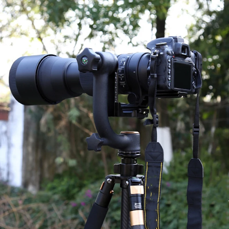 Профессиональная камера Gimbal Штативная головка для большой емкости камеры телеобъектив 1/4 винт 48 мм диаметр
