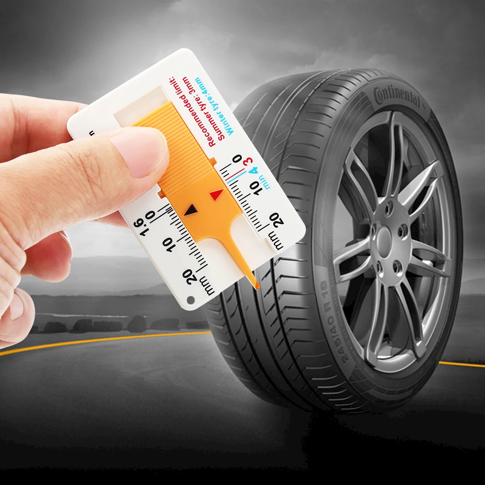 Car Tyre Tread Depthometer Depth Indicator Gauge Gage For Samsung QM6 QM3 for Seat Leon Ibiza cupra Altea Belt Racing | Автомобили и