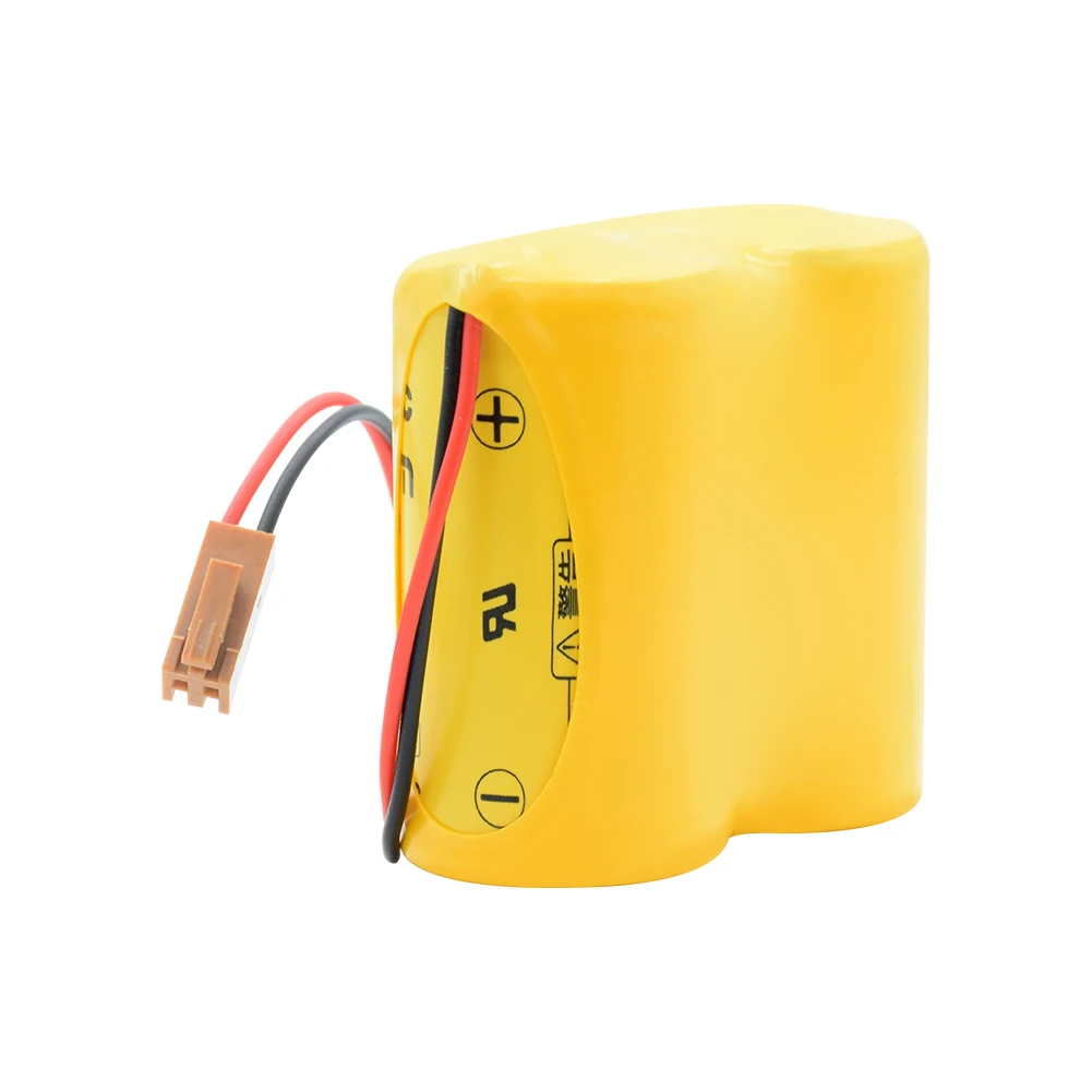 BR-CCF2TH Батарея с коричневыми штекер 6V 5000 мА/ч, PLC литиевые батареи FANUC сменная литий-ионная батарея Прямая