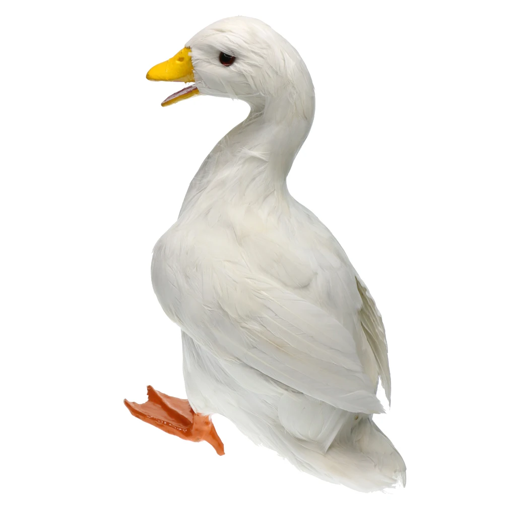 Various Realistic Duck Ornament Figure Outdoor Home Garden Water Pond Decoration DIY Vivid Artificial Feather Craft