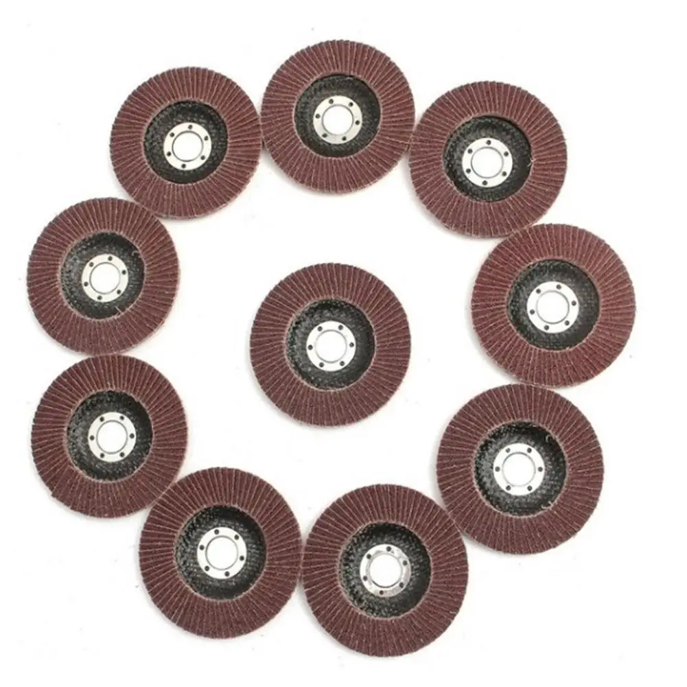10 Pcs 100mm Flap Sanding Discs 40/60/80/120 Grit Grinding Wheels Blades Angle Grinder 10 Pcs 100mm Flap Sanding Discs 40/60/80/120 Grit Grinding Wheels Blades Angle Grinder