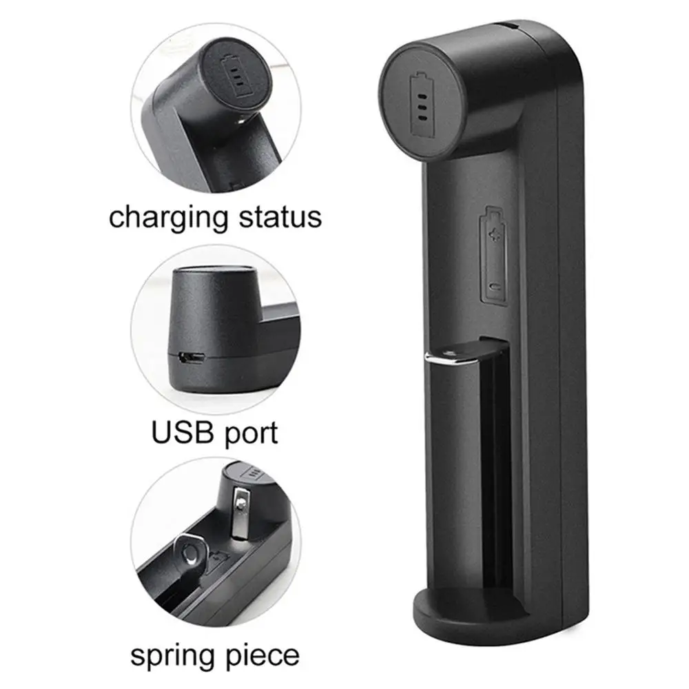 

USB Port 18650 Battery Charger Protection Universal Lithium Battery Charger For 18650 Li-ion (no battery) dropshipping