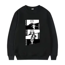

Tokyo Revengers Baji Keisuke Chifuyu Matsuno Mikey Draken Anime Printed Pullover Men Women Harajuku Pullovers Unisex Sweatshirt