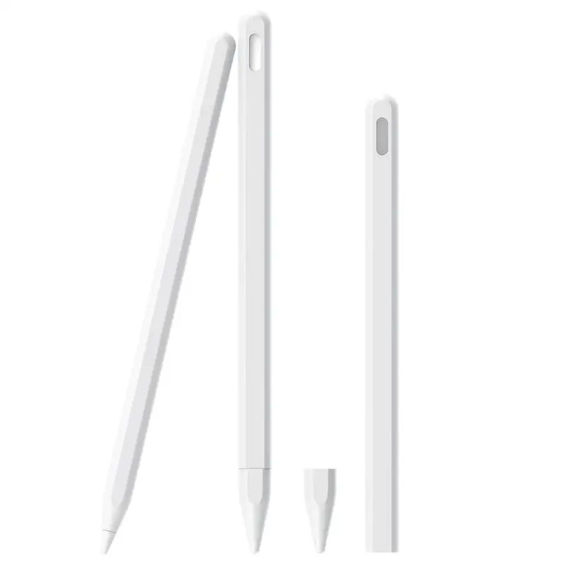 Чехол-Ручка для Apple Pencil 2 iPad Pro, чехол-карандаш для планшета, стилус для сенсорного экрана, защитный чехол, портативный Мягкий силиконовый чехол