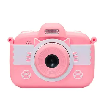 

3 Inch Style Mini Cute Camera Childrens Small Digital Camera SLR Motion Camera Cartoon Game Photo Birthday Gift For Children #N