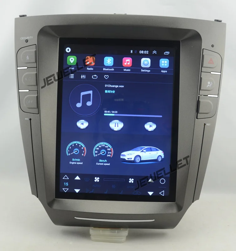 10," tesla стиль android 6,0 четырехъядерный автомобиль gps Радио Видео навигация для Lexus IS IS200 IS220 IS250 IS300 IS350