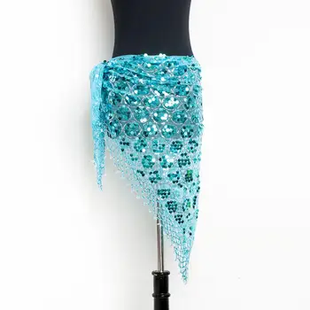 

Belly dance costumes sequins tassel indian belly dance scarf for women belly dancing hip belt
