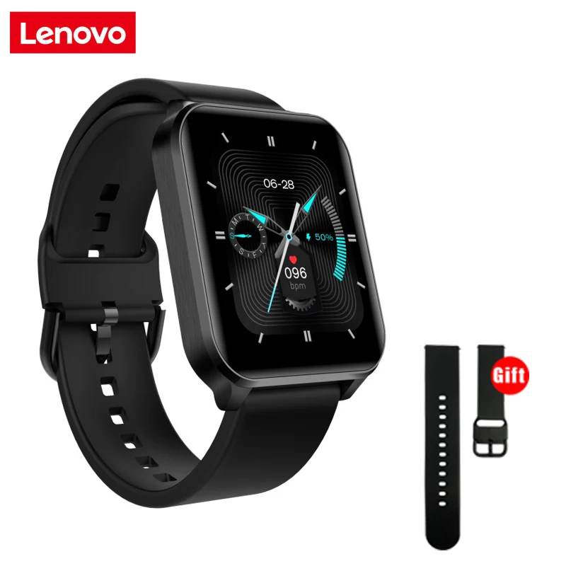 Lenovo S2 Pro Smart Watch 1.69 Inch HD Waterproof Constant Temperature Sleep Fitness Sports Watch Multi-function Multi-language 