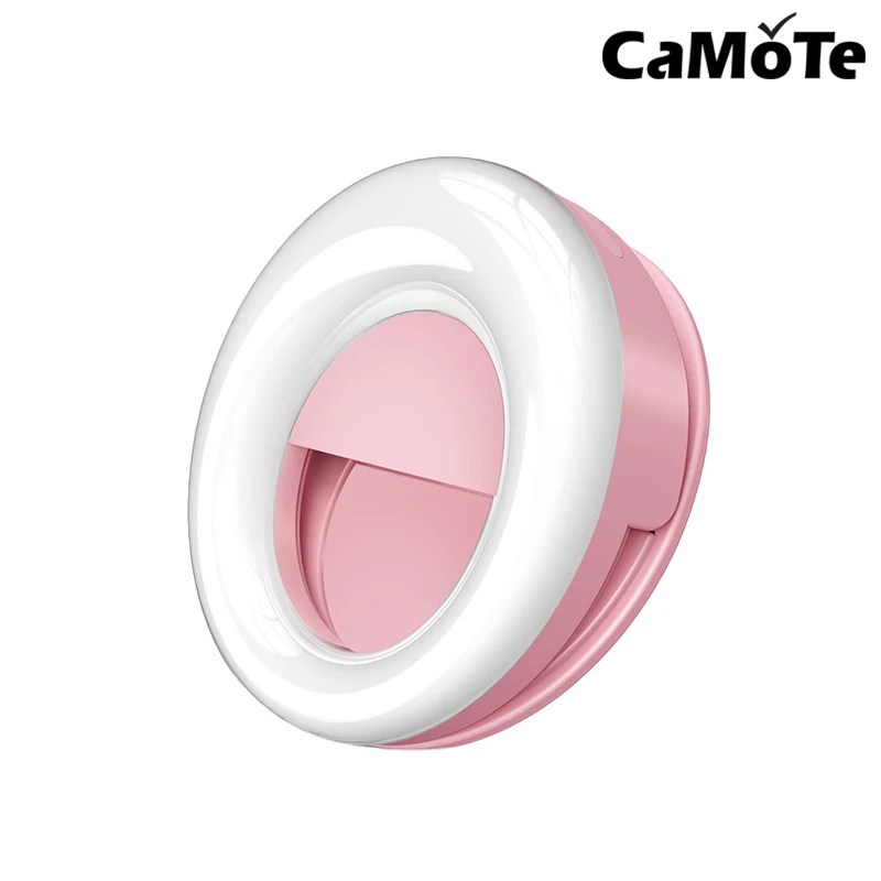 

Live Light Portable Flash LED Selfie Ring Light Studio Photography Photo Fill Ring Light USB Charge Selfie Camera forsamsung
