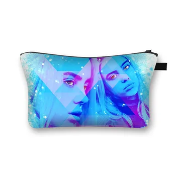 

Billie Eilish custom your image cosmetic bag women makeup bags ladies cosmetic cases female Toiletries Organizer storage bags