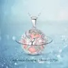 Eudora new 18mm Bird Crystal Cage Pregnancy Chime Bola Ball Pendant Necklace Baby Pregnancy Ladies Jewelry K477N18 5