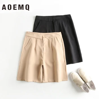 

AOEMQ Shorts Girl Hot Summer Shorts Skirts with Button Fly Adjustable Short Pants High-Waist Shorts Skirts Women's Clothing