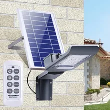 1 шт. водонепроницаемый Солнечный уличный светильник 20 Вт 30 Вт 40 Вт 50 Вт 100 Вт светодиодный уличный светильник s садовый дорожный светильник Открытый светильник ing дистанционное управление