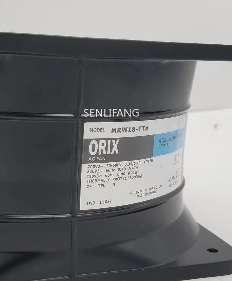 Для Emacro ORIX MRW18-TTA AC 230 в 0.40A 180x180x110 мм сервер квадратный вентилятор